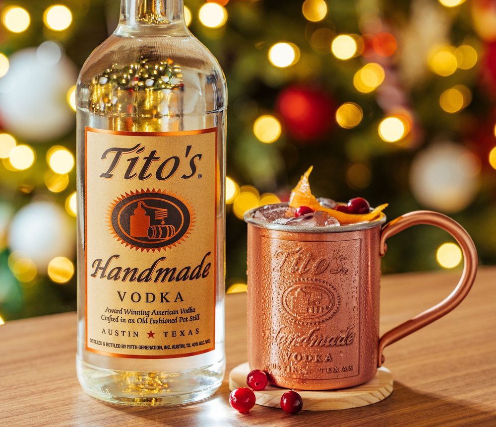 Tito's Cranberry Mule - Festive Vodka Drink for the Season